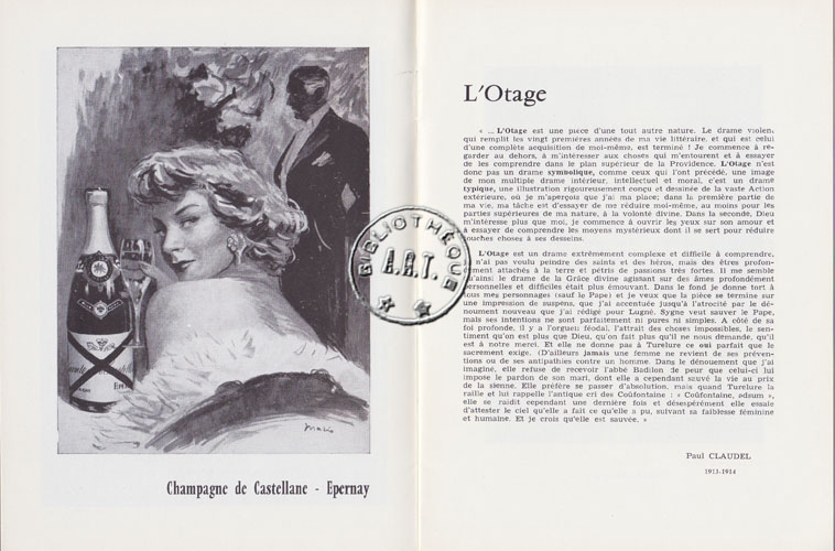 Les programmes de Théatre de l\